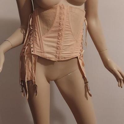 Vtg 1930 Balleeina Pink Corset by Spencer Numbered