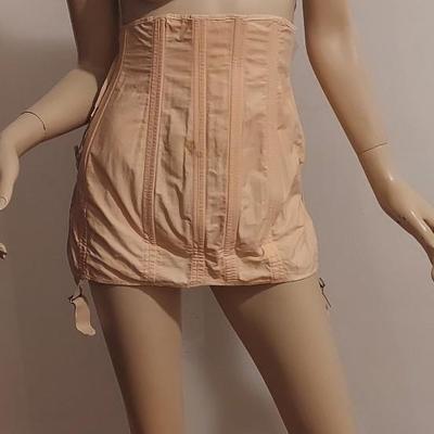 Vtg 1930 Balleeina Pink Corset by Spencer Numbered