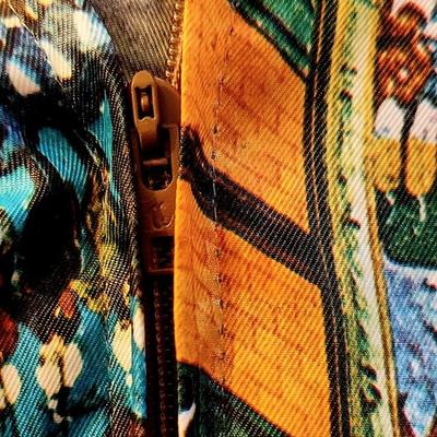 Vtg Timeless Waltah Clarke's 60-70s Cheongsam Quipao Maxi Patchwork dress
