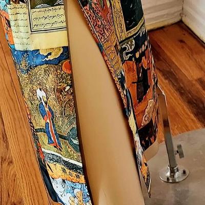 Vtg Timeless Waltah Clarke's 60-70s Cheongsam Quipao Maxi Patchwork dress