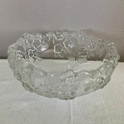 Vintage Mikasa Carmen Crystal Serving Bowl