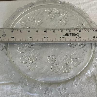 Vintage Mikasa Carmen Crystal Serving Platter