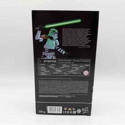 LOT 103: Hasbro Star Wars The Black Series NIB Rebel Fleet Trooper, Sergent Kreel, Battle Droid, Scarif Storm Trooper Squad Leader, Tech...