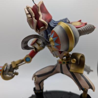 LOT 106: Legend Of Zelda Skyward Sword-Servo Action Figure, Halo Infinite Master Chief With Grappleshot Statue, Master Chief With Rifle...