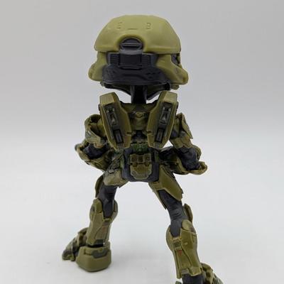 LOT 106: Legend Of Zelda Skyward Sword-Servo Action Figure, Halo Infinite Master Chief With Grappleshot Statue, Master Chief With Rifle...