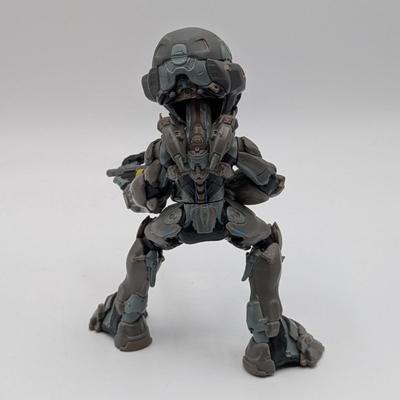LOT 106: Legend Of Zelda Skyward Sword-Servo Action Figure, Halo Infinite Master Chief With Grappleshot Statue, Master Chief With Rifle...