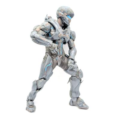 LOT 106: Legend Of Zelda Skyward Sword-Servo Action Figure, Halo Infinite Master Chief With Grappleshot Statue, Master Chief With Rifle...