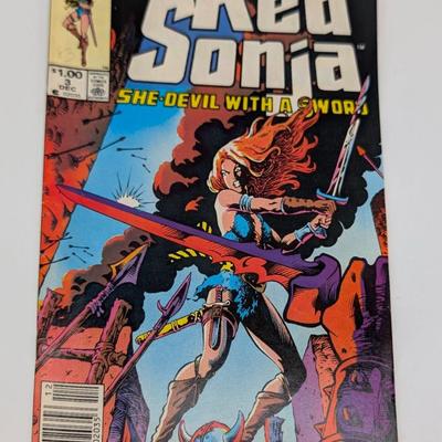 LOT 111: Marvel Comics Red Sonja Vintage Mid 1970's-1980's