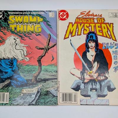 LOT 112: DC Comics Sinister House, Dark Mansion, Swamp Thing & More Vintage 1970's-1980's