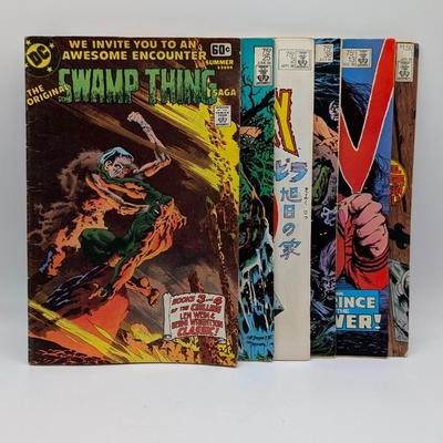 LOT 112: DC Comics Sinister House, Dark Mansion, Swamp Thing & More Vintage 1970's-1980's
