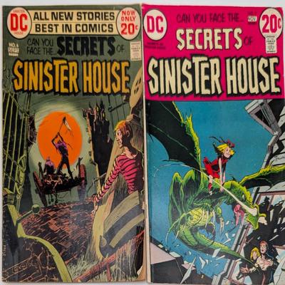 LOT 112: DC Comics Sinister House, Dark Mansion, Swamp Thing & More Vintage 1970's-1980's