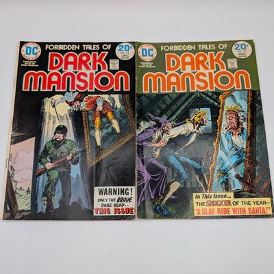 LOT 112: DC Comics Sinister House, Dark Mansion, Swamp Thing & More Vintage 1970's-1980's