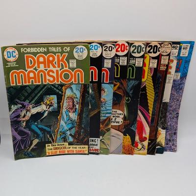 LOT 112: DC Comics Sinister House, Dark Mansion, Swamp Thing & More Vintage 1970's-1980's