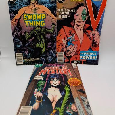 LOT 112: DC Comics Sinister House, Dark Mansion, Swamp Thing & More Vintage 1970's-1980's