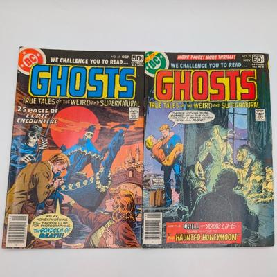 LOT 113: DC Comics Ghosts Vintage 1978-Early 1980's