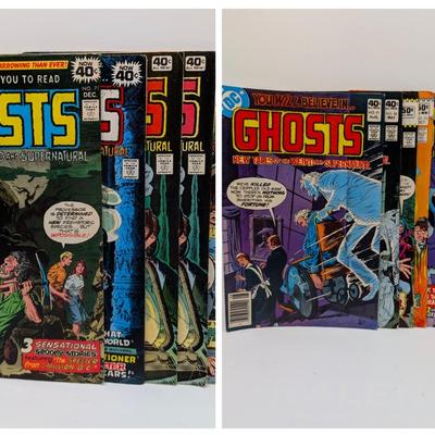 LOT 113: DC Comics Ghosts Vintage 1978-Early 1980's