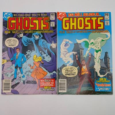 LOT 113: DC Comics Ghosts Vintage 1978-Early 1980's