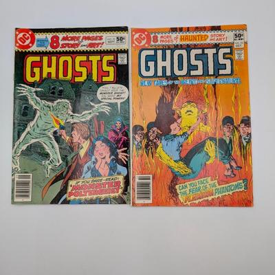 LOT 113: DC Comics Ghosts Vintage 1978-Early 1980's