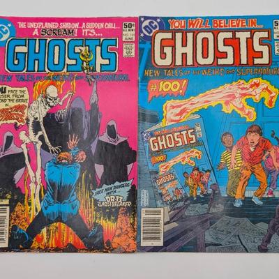 LOT 113: DC Comics Ghosts Vintage 1978-Early 1980's