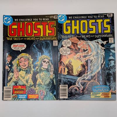 LOT 113: DC Comics Ghosts Vintage 1978-Early 1980's