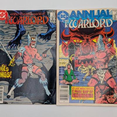 LOT 114: DC Comics Warlord Vintage Late 1970's-Early 1980's