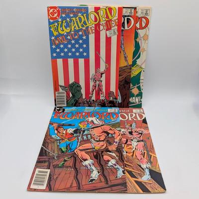 LOT 114: DC Comics Warlord Vintage Late 1970's-Early 1980's