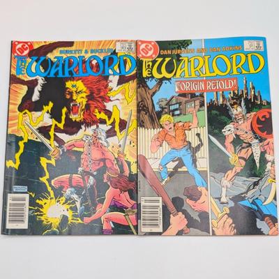 LOT 114: DC Comics Warlord Vintage Late 1970's-Early 1980's