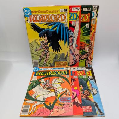 LOT 114: DC Comics Warlord Vintage Late 1970's-Early 1980's