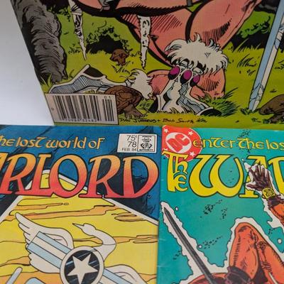 LOT 114: DC Comics Warlord Vintage Late 1970's-Early 1980's