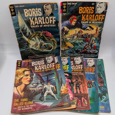 LOT 118: Gold Key Boris Karloff Tales Of Mystery Vintage 1963 - Mid 70's