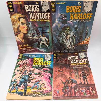 LOT 118: Gold Key Boris Karloff Tales Of Mystery Vintage 1963 - Mid 70's