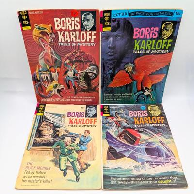 LOT 118: Gold Key Boris Karloff Tales Of Mystery Vintage 1963 - Mid 70's