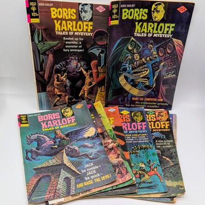 LOT 118: Gold Key Boris Karloff Tales Of Mystery Vintage 1963 - Mid 70's