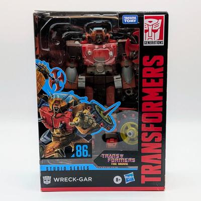 LOT 119: Hasbro Transformers NRFB #86 Wreck-Gar & #76 Thrust