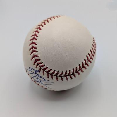 LOT 120: Rawlings Official Major League Signed Baseballs, Jamie Walker #32 & Chris Gomez
