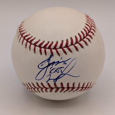 LOT 120: Rawlings Official Major League Signed Baseballs, Jamie Walker #32 & Chris Gomez