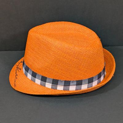 LOT 228: Baltimore Oriole Gear, Button Down Shortsleeve Shirt, Pullover, Sweatshirt, 2 Straw Hats, One Signed & 3 Baseball Caps. No...
