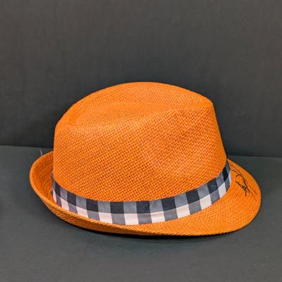 LOT 228: Baltimore Oriole Gear, Button Down Shortsleeve Shirt, Pullover, Sweatshirt, 2 Straw Hats, One Signed & 3 Baseball Caps. No...
