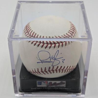 LOT 239: Official MLB Rawlings Signed Baseballs - Larry Bigbe # 3