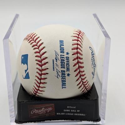 LOT 239: Official MLB Rawlings Signed Baseballs - Larry Bigbe # 3