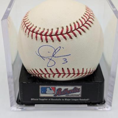 LOT 239: Official MLB Rawlings Signed Baseballs - Larry Bigbe # 3