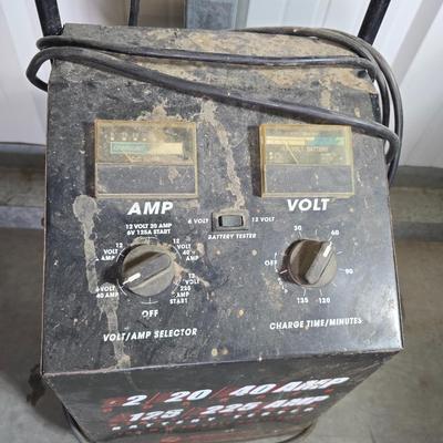 Schumacher Manual Battery Charger & Starter – 6V/12V