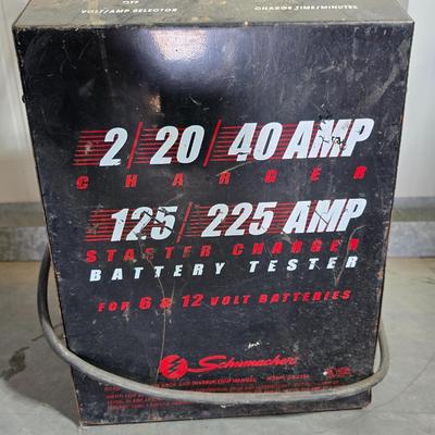 Schumacher Manual Battery Charger & Starter – 6V/12V