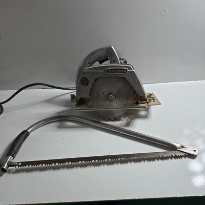 Craftsman Circular Saw & Bow Saw – 2-Piece Lot