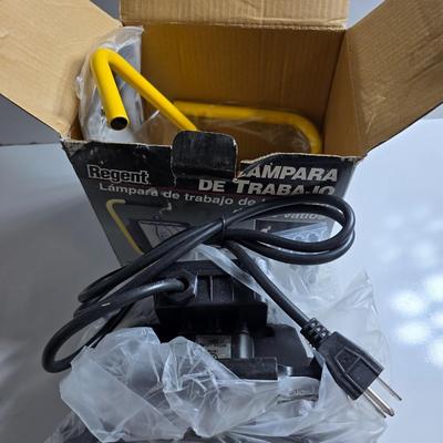 Regent 500 Watt Halogen Worklights – One New, One Used