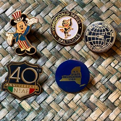 Mixed Lot of Vintage Pinback Button Pins