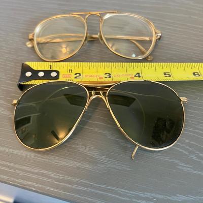 2 Vintage Gold Filled Frames Eyeglasses Sunglasses