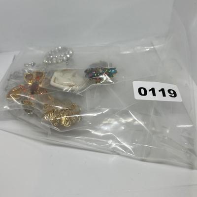 Vintage Brooch Lot - Oversized, Rhinestone, Lenox