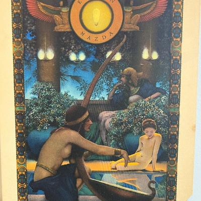 3 Antique Maxfield Parrish Prints on Board
