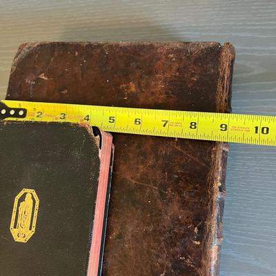 2 Antique Bibles Circa 1809 and 1929